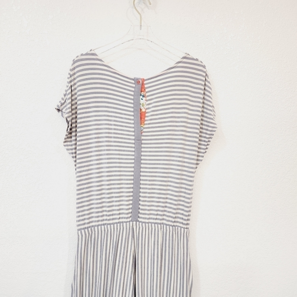 Matilda Jane Womens Stripes All Day Romper Outfit Gray Size - Picture 9 of 14